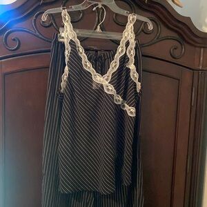 Sheer lounge set/ pajama set.